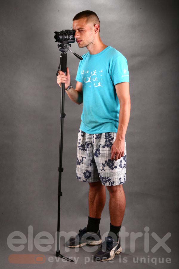Profi statív 1006 Monopod 60-180cm s 3D hlavou
