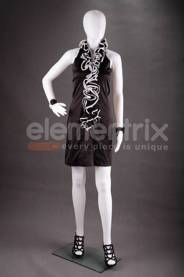 Abstraktných dámska figurína, manekýnka BIELA ??FC11W