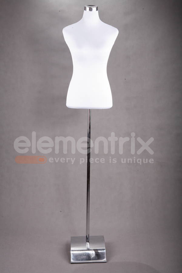 Krajčírska dámska figurína biela