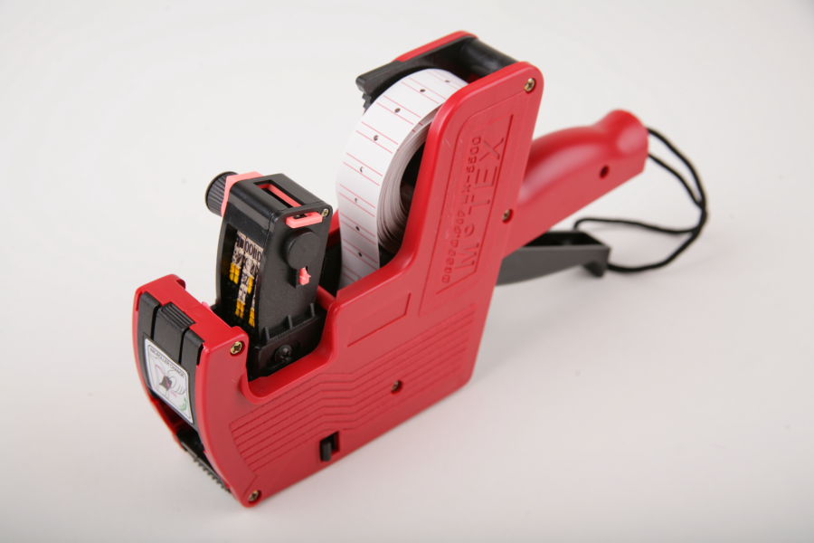 Etiketovacími kliešte jednoriadkové ČERVENÉ MX5500cz