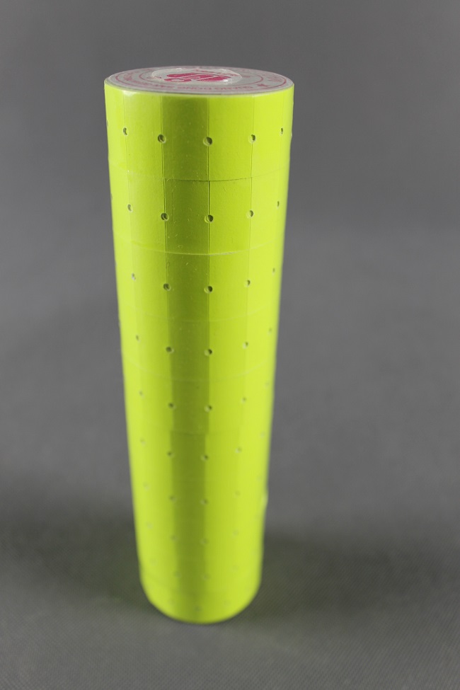 Etikety pre etiketovacími kliešte jednoriadkové žlté