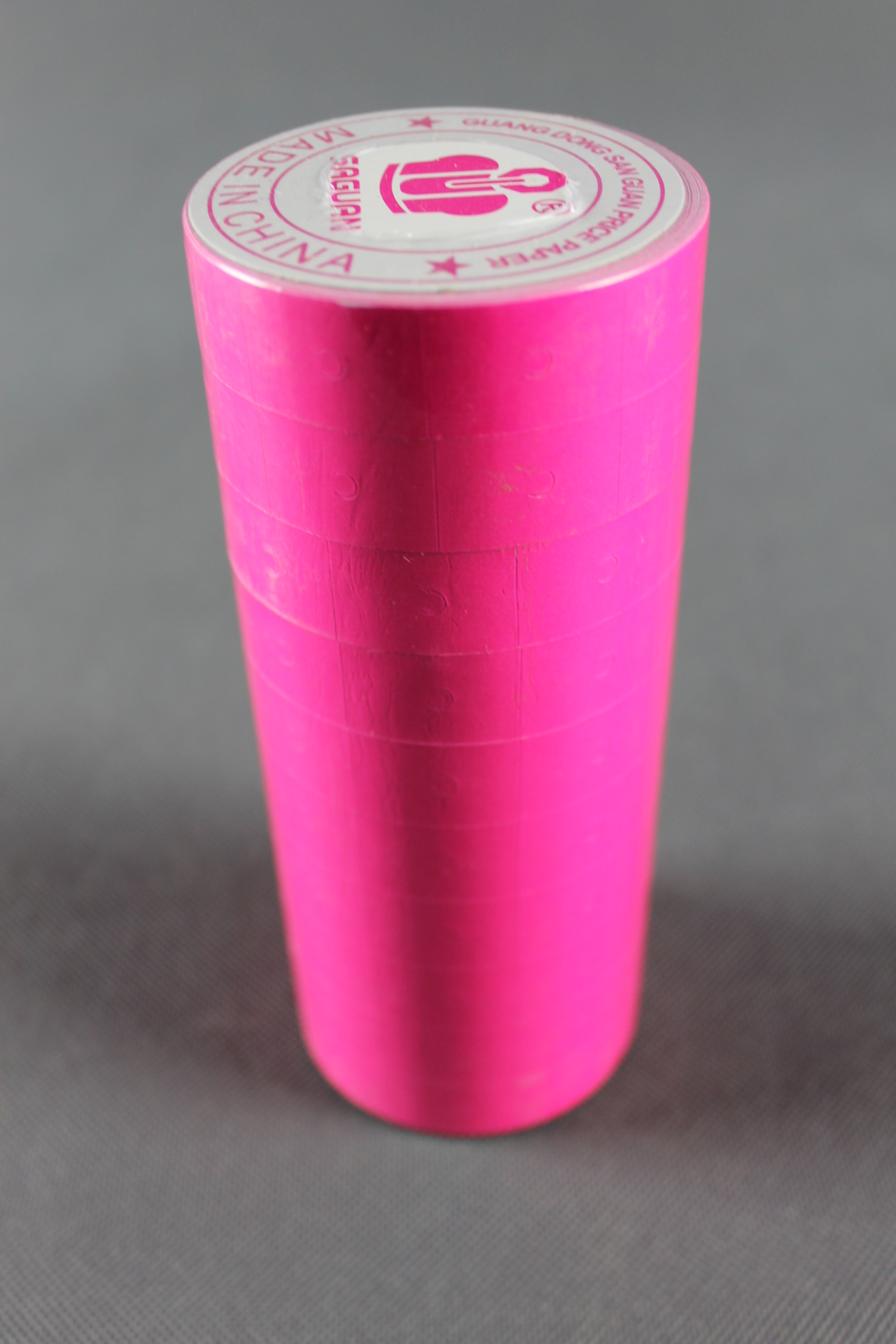 Etikety pre etiketovacími kliešte dvojriadkové ružové