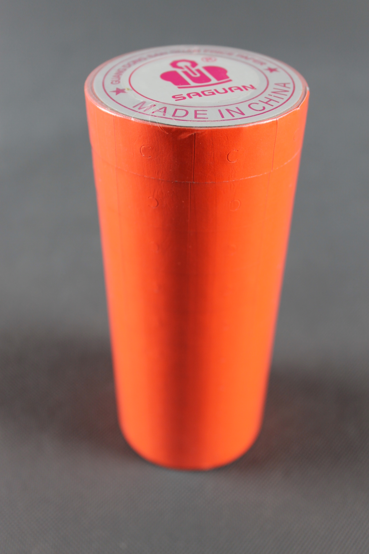 Etikety pre etiketovacími kliešte dvojriadkové oranžové