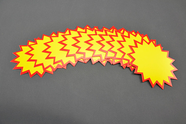 Cenovka, cenovkové karta, set 10ks ELEMENTRIX