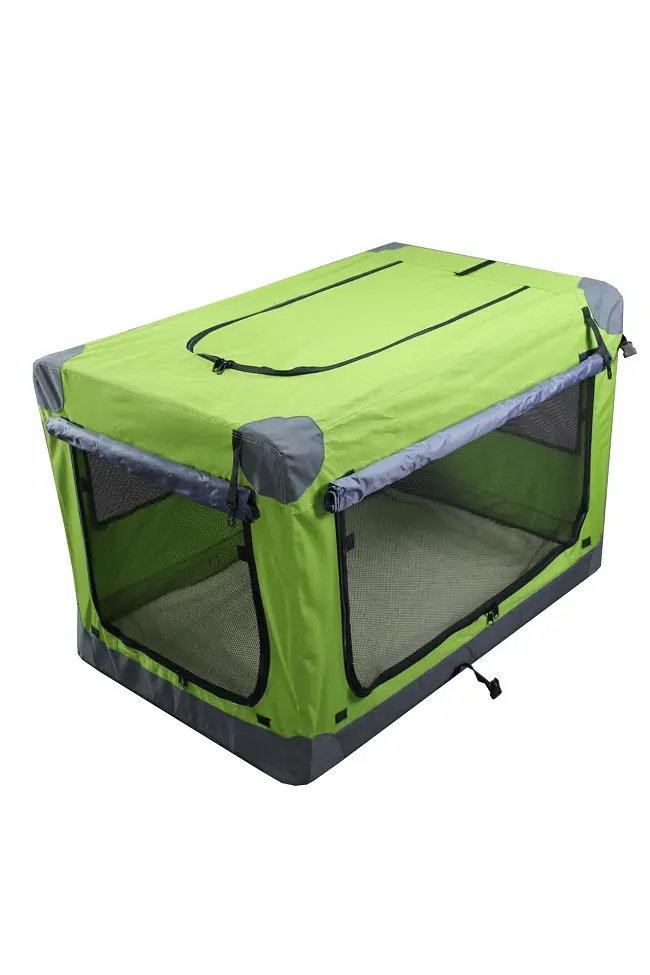 Klietka pre psa látková, prepravky, 4XL zelená 3016 ELEMENTRIX
