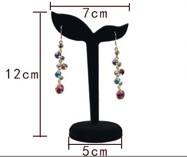 Stojanček na náušnice, čierny ELEMENTRIX