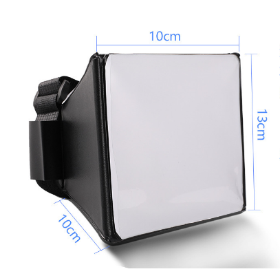 Softbox, minisoftbox s barevými filtrami 10x13cm