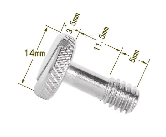 Upínacia skrutka fotoaparátu 1/4 "dlhý