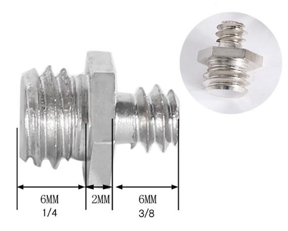 Elementrix Spojovacie statívový skrutku 3/8 "