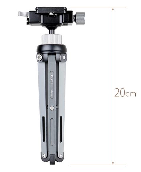 Elementrix profi hliníkový mini stativ s hlavou 