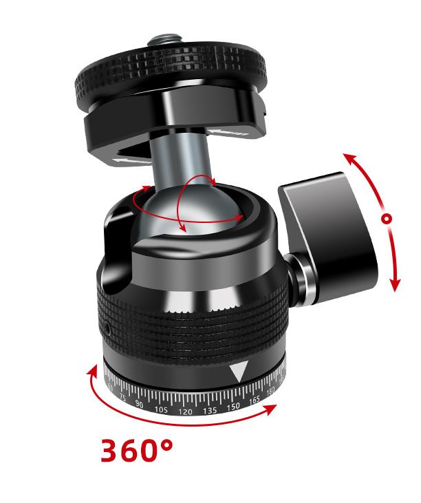3D Stativová kulová hlava HL80