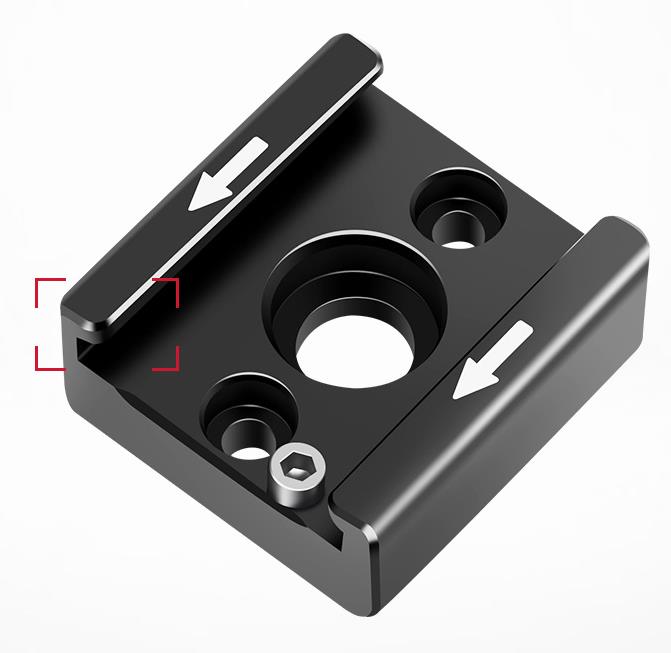 Sáňky hliníkové mini držák pro blesk