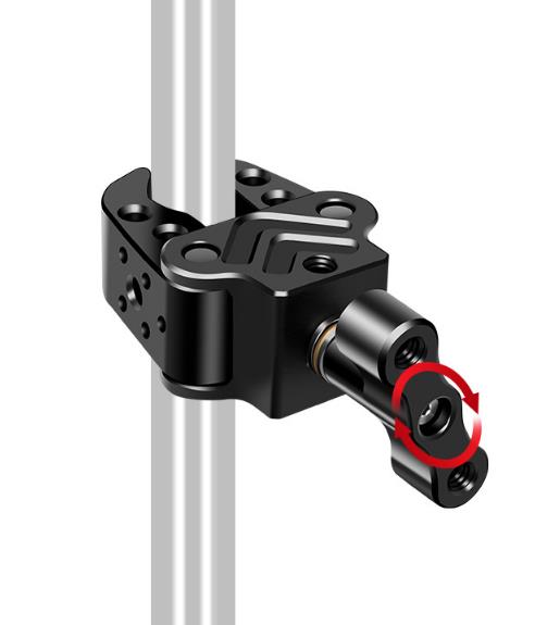 Video svěrka se závity 1/4" CNC 