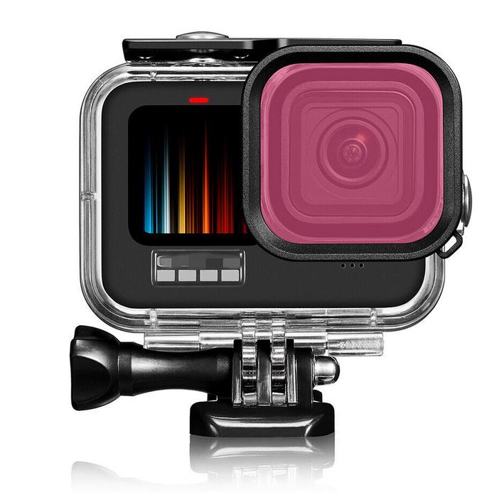 GoPro Hero 8, 9, 10, filter na potápanie růžový