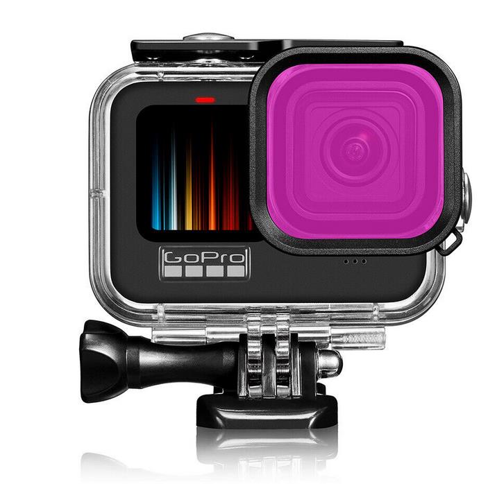 GoPro Hero 8, 9, 10, filter na potápanie fialový