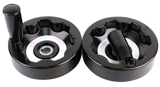 Ovládací kolo se sklopnou rukojetí 100mm plast