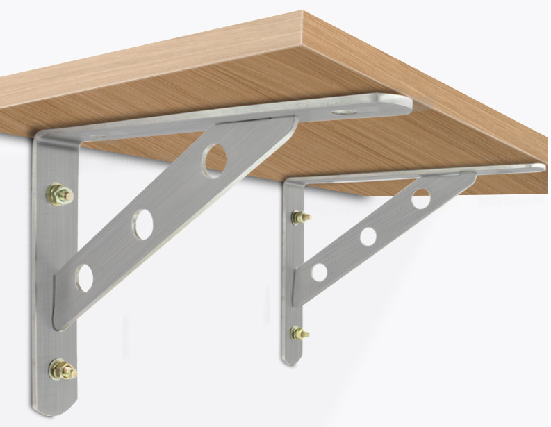 Držák police typ A 200mm s podpěrou 1pár