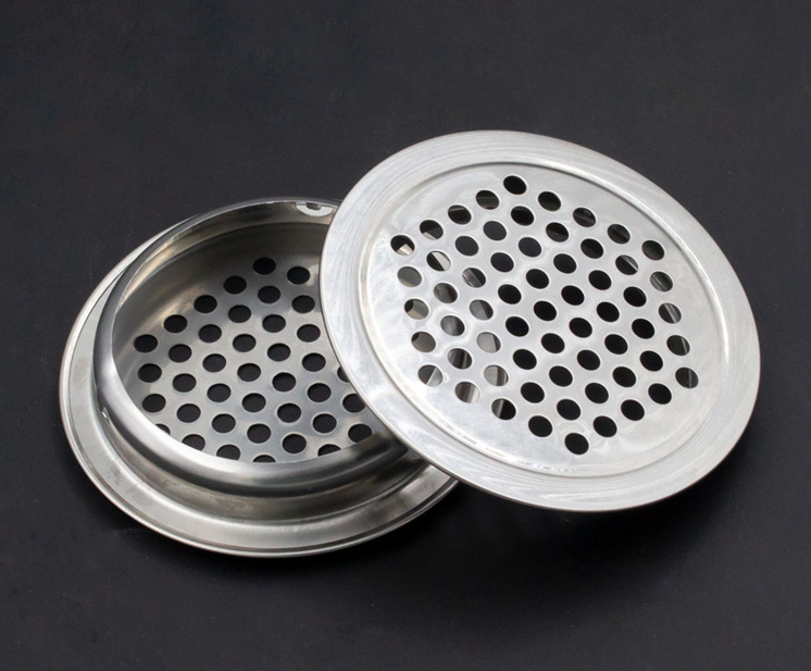 Nerezová vetracia mriežka Ø35mm 10ks