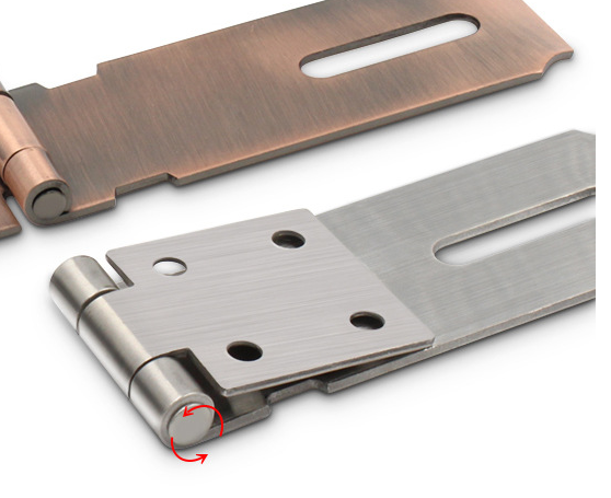 Dverná rohová petlica 63mm s protikusom