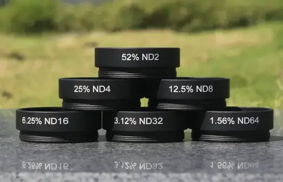 1,25" ND filter 1.25" 6 kusov set