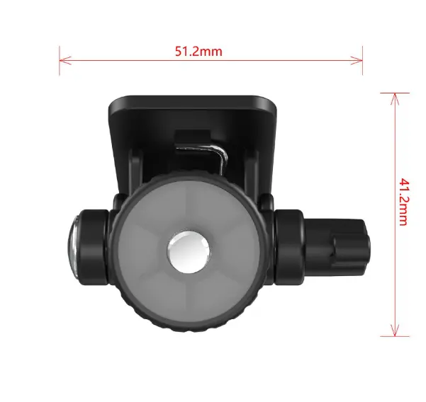 Držiak svetla s hlavou na počítač