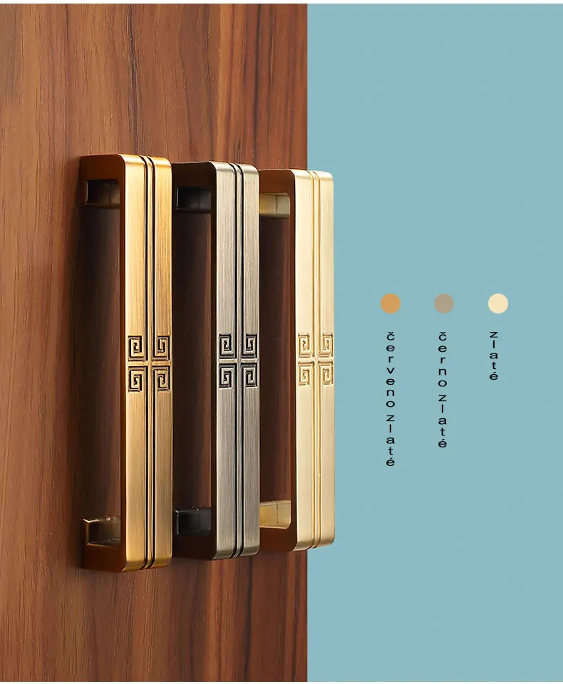 Šuplíkové, dverné madlo čínsky neo štýl 6570-192 bronz 