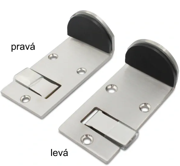 Dverná zarážka na podlahu 55mm ľavá