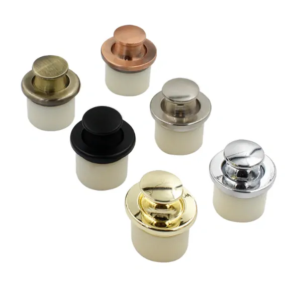 Push lock úchyt, zásuvný knop zásuvky striebrný