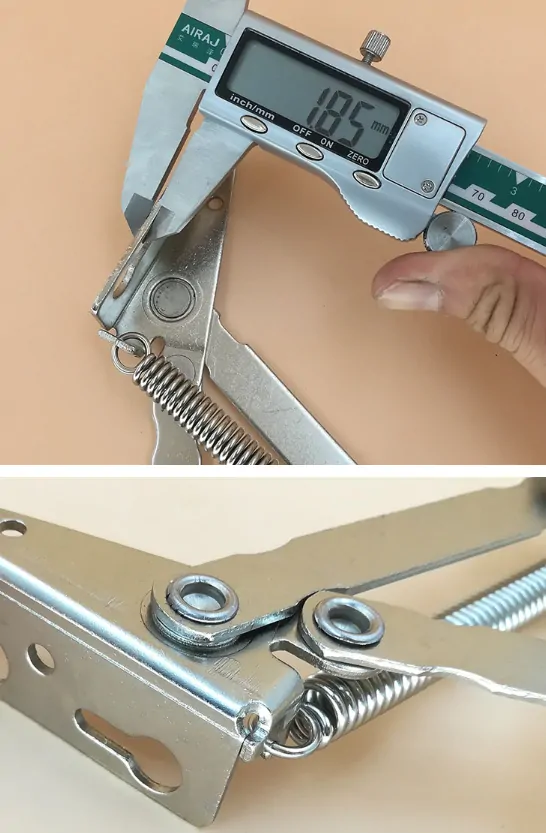 Výklopné nábytkové pánty 80° (2ks)