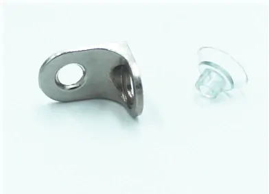 Podpera, držiak sklenenej police s prísavkou (4ks)