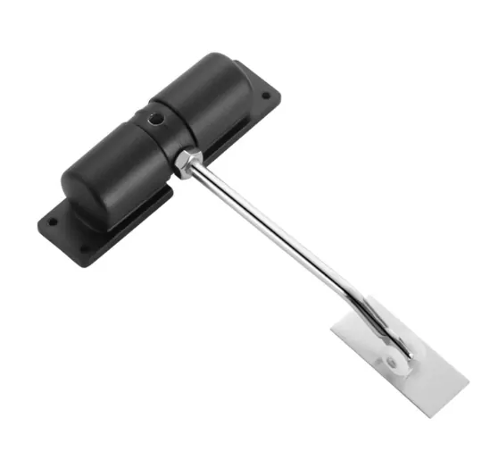 Automatický zatvárač dverí 145° pružinový čierný