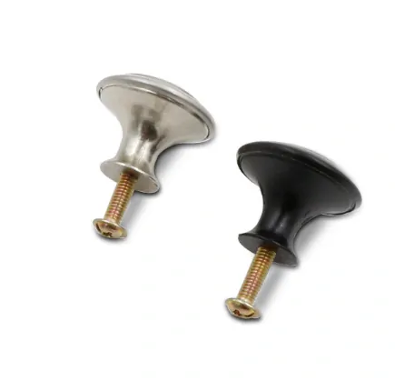 Šuplíkový knop strieborný nerez S