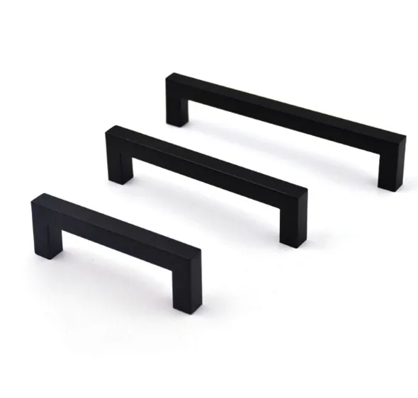 Nerezové madlo 300mm čierne 12x12mm