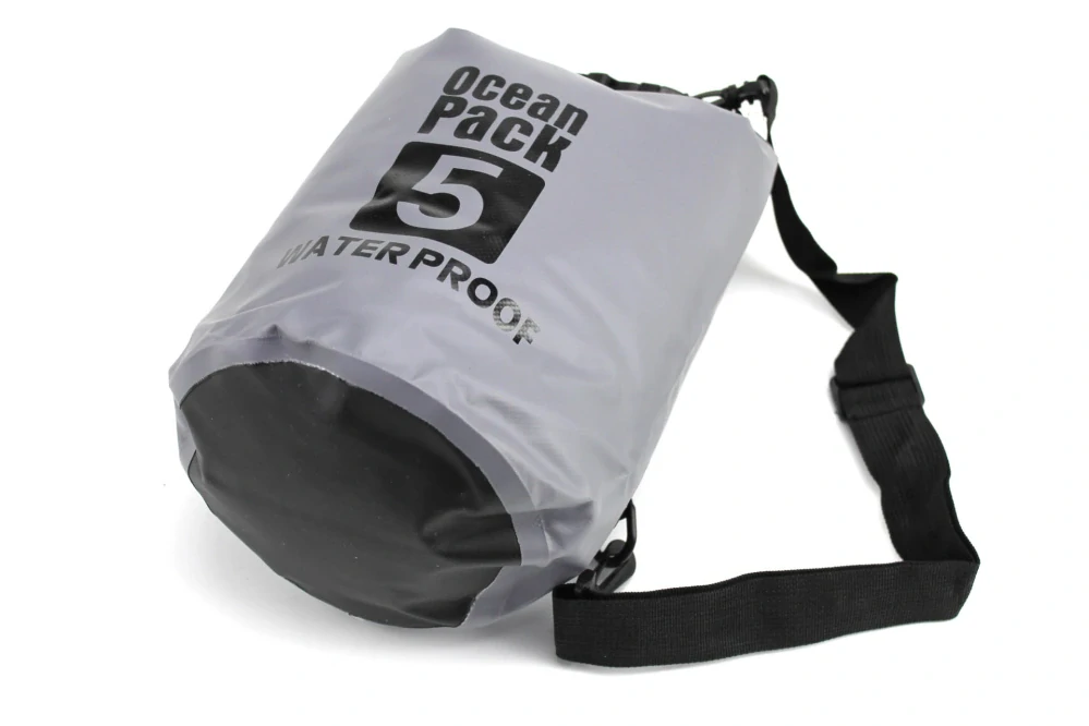 Ocean Pack, vodotesný vak 5L šedá
