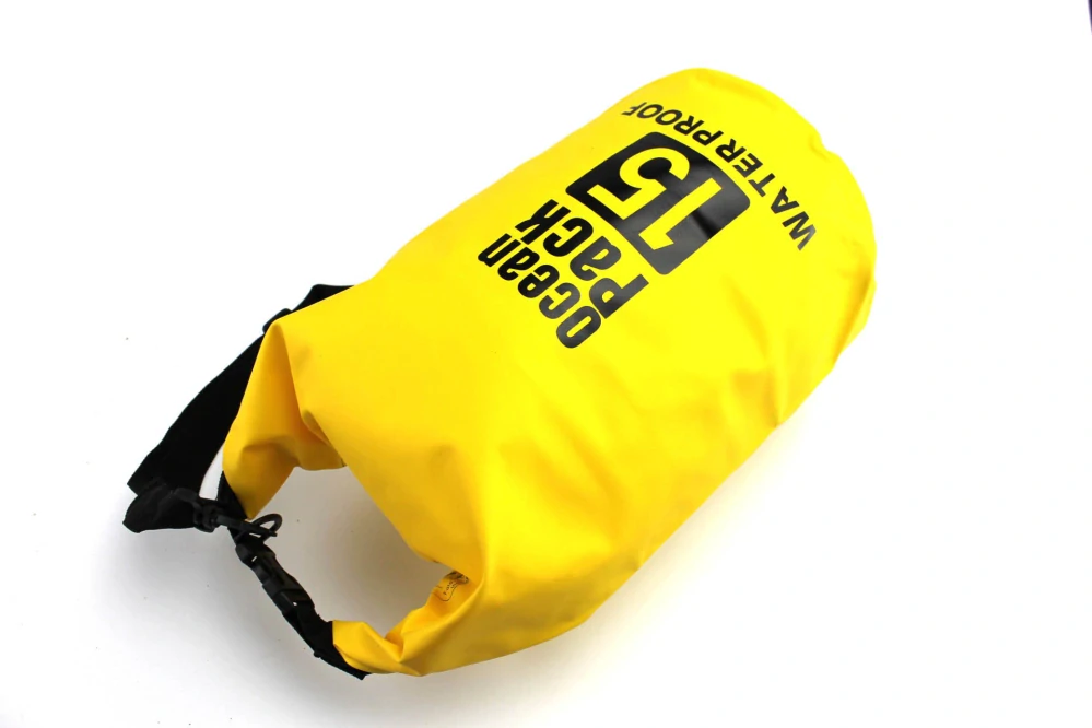 Ocean Pack, vodotesný vak 15L žltý