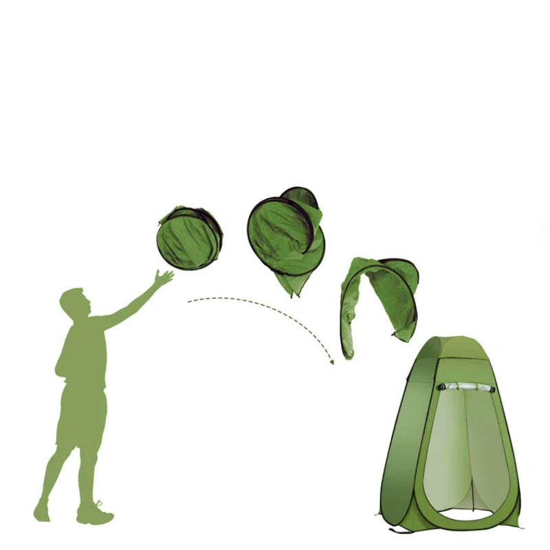 Skladacia kempingová kabínka 150x190cm, prezliekacia kabínka