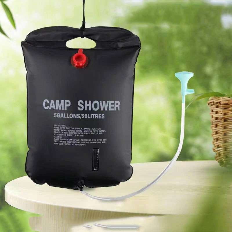 Solárna kempingová sprcha, 20L s regulátorom