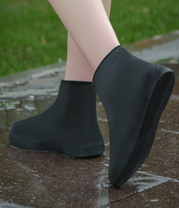 Ochranné pláštenky na topánky, 41-47 čierne, návleky na topánky do dažďa