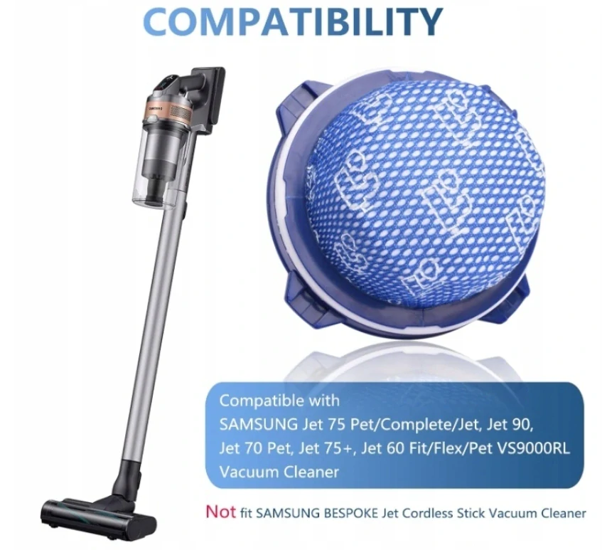 Filter pre SAMSUNG Jet 70 turbo, Jet 70 pet, Jet 90E JET 60 VS15A6031R1