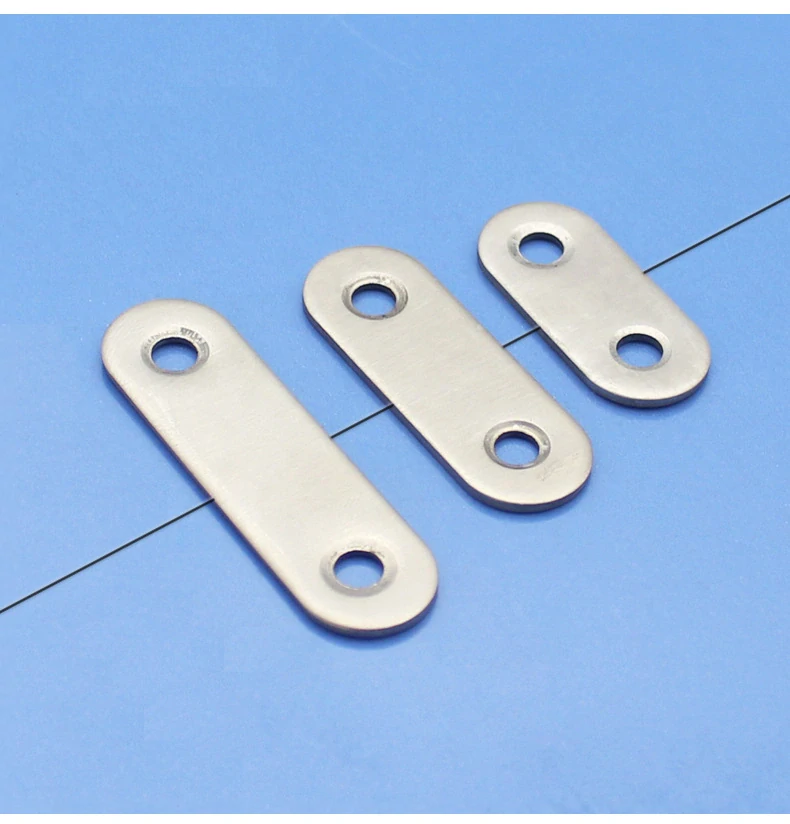 10x Nerezová plochá spojka 56x16x1, 6mm