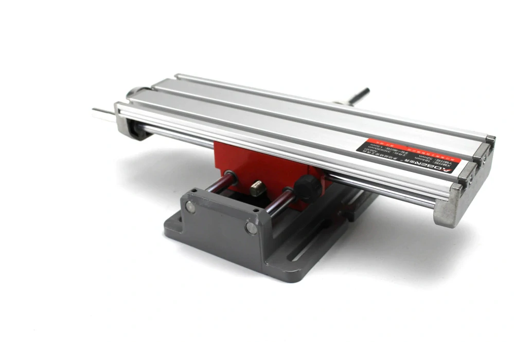 Krížový pracovný stôl 310x90mm červený hliník