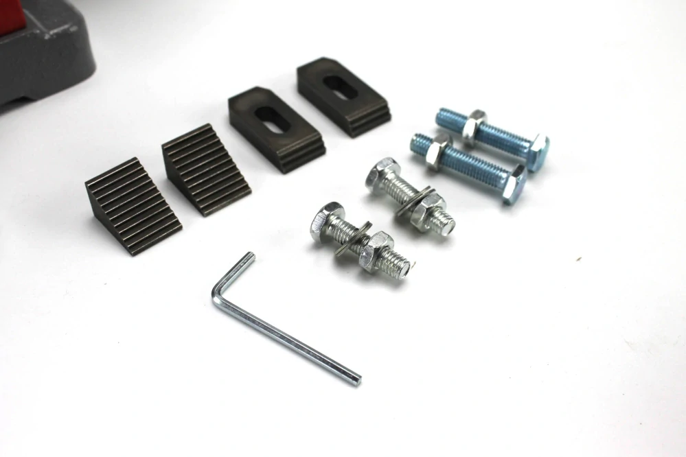 Krížový pracovný stôl 350X100mm červený hliník