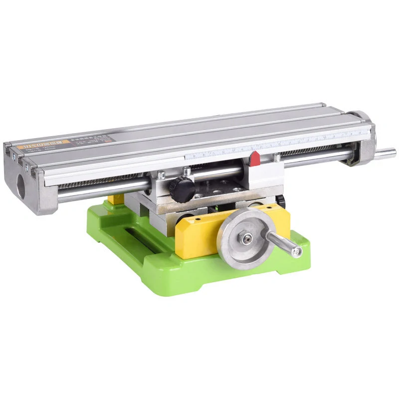 Krížový pracovný stôl 350x100mm zelený hliník