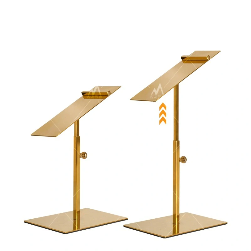 Stojanček na obuv nastaviteľný, výška 250mm strieborný