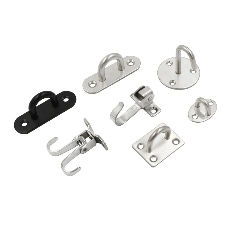 Očko petlice samostatné 100x33mm nerez