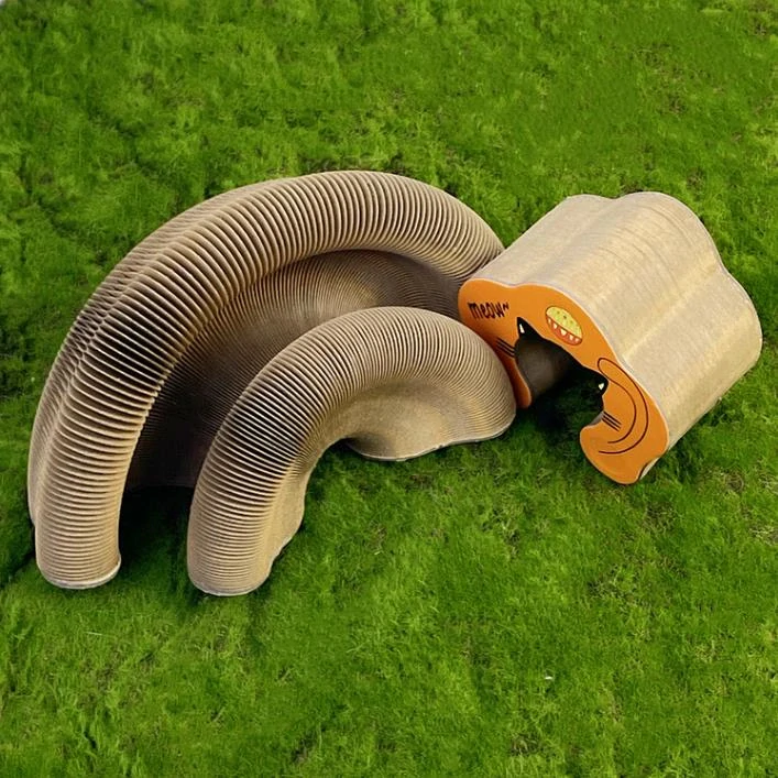 Škrabadlo pre mačky, harmonika z kartónu menšia