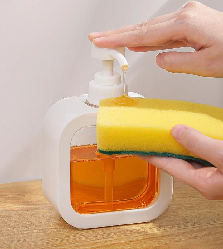 Priehľadný dávkovač mydla 300 ml