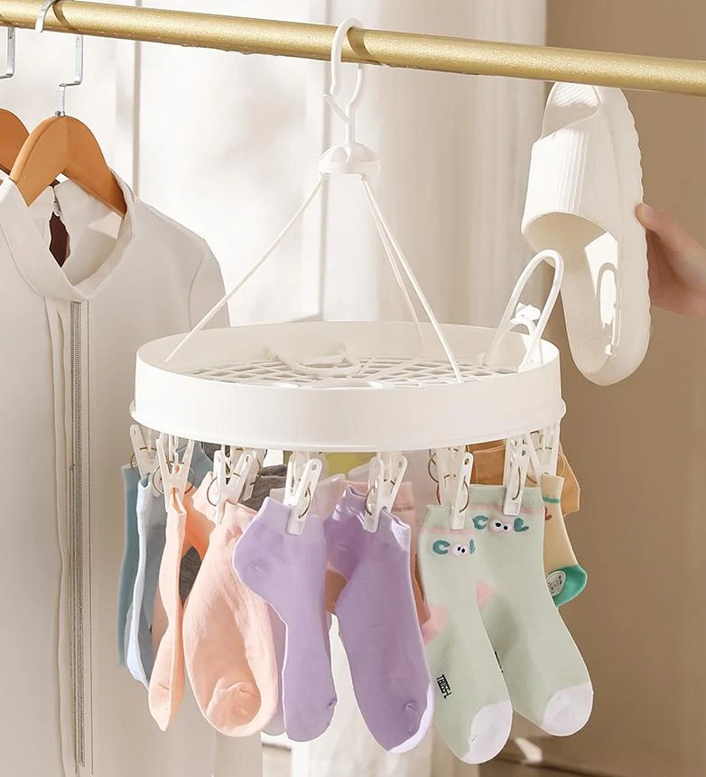 Sušiak na ponožky a spodnú bielizeň alebo topánky 24 kolíčkov