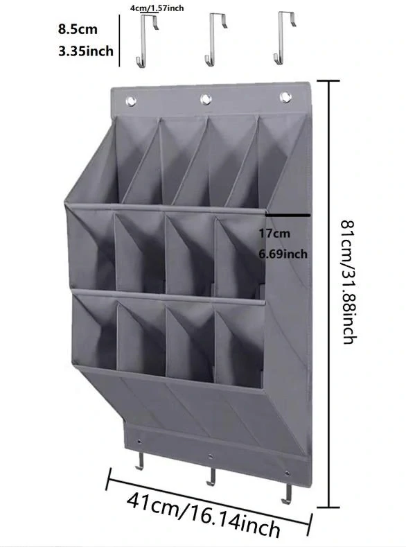 Závesný organizér na dvere 12x vrecko