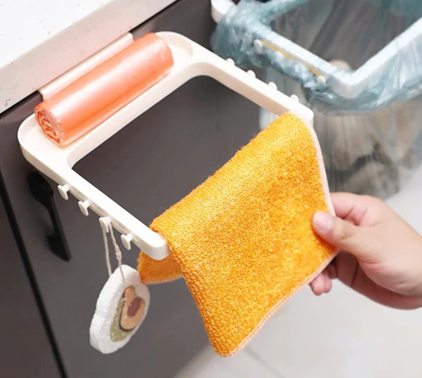 Závesné držadlo na odpadkové vrecúško 2v1